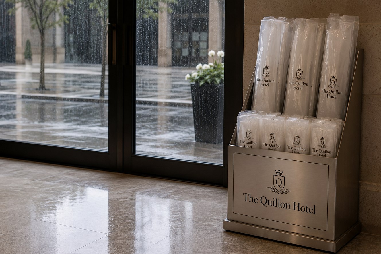 Custom printed umbrella bags with logo