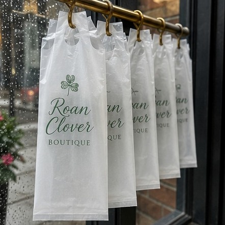 Customized umbrella bags for retail stores and malls