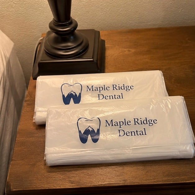 Personalized umbrella bags — customer photo